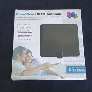 New in Box ClearView HDTV Antenna